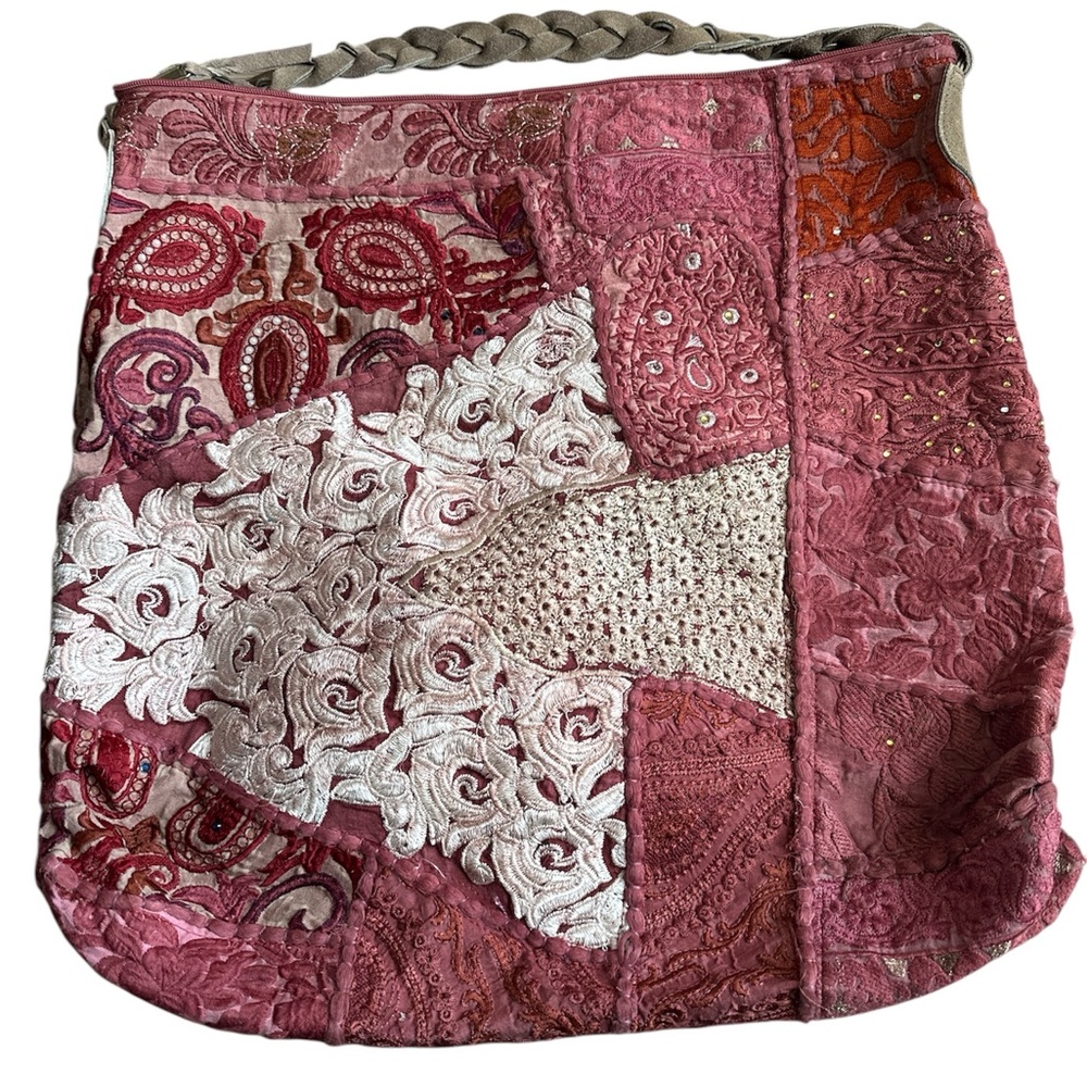 Michele Muchette Patchwork Hobo Bohemian Women's Bag